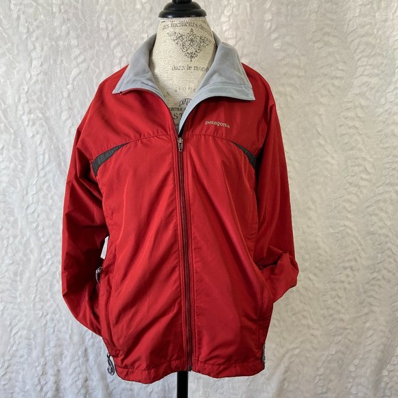 Patagonia Jacket Coat Rain Lined Windbreaker Zip Up Winter Fall Spring - Picture 1 of 8